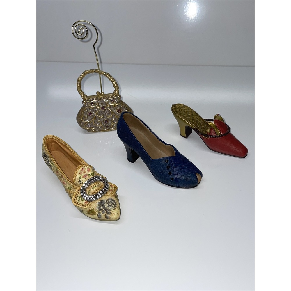 Vintage miniature ceramic shoe collection just the right & More High Heels Purse